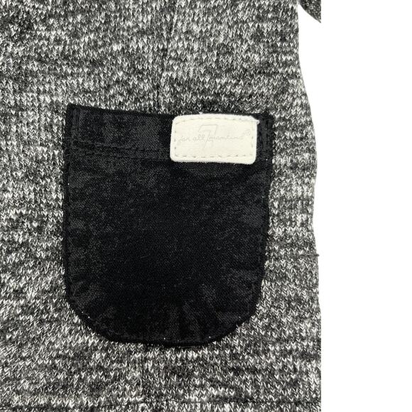 7 For All Mankind VGUC Zip Sweatshirt with Pockets - Picture 4 of 6